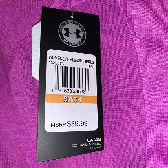 Under Armour Long Sleeve Keyhole Back Shirt - Picture 8 of 8